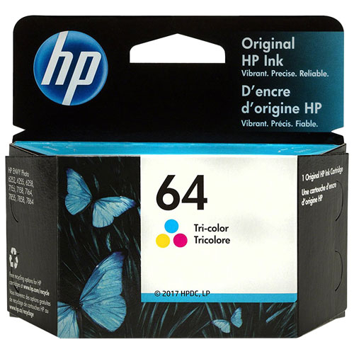 HP N9J89AN (COULEUR) NO.64 ,165K DCS