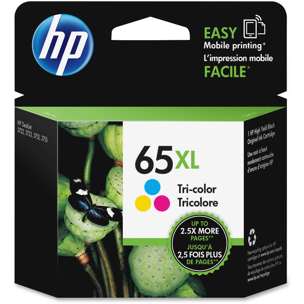 HP N9K03AN (COULEUR) NO.65XL ORIGINALE 300P RDM