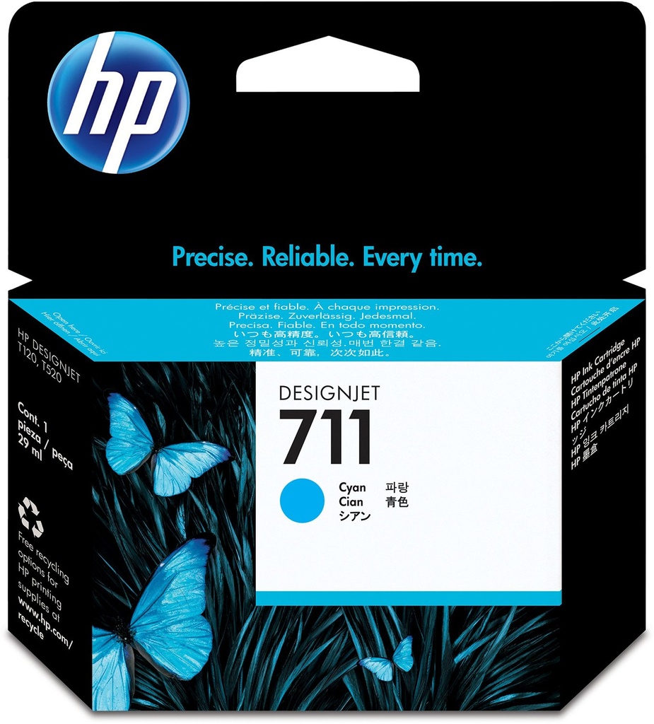 HP CZ130A (CYAN) NO.711 ORIGINALE 29ML DCS