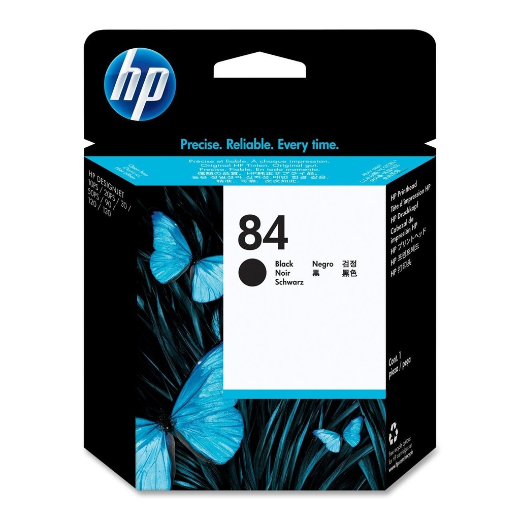 HP C5019A (TÊTE D'IMPRESSION NOIR) NO.84 ORIGINALE