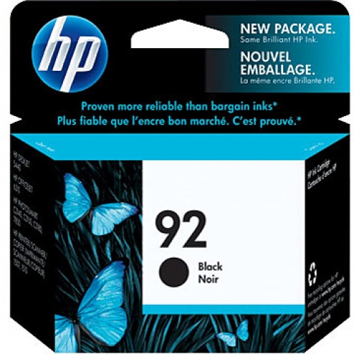 HP C9362WN (NOIR) NO.92 ORIGINALE 210P DCS