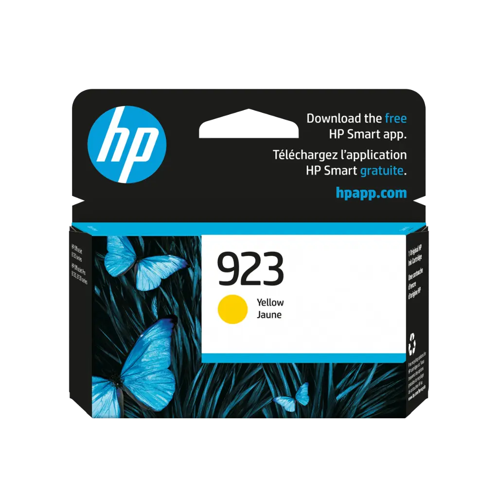 [NHP923Y] HP 4K0T2LN (YELLOW) NO.923 ORIGINALE 400P DCS