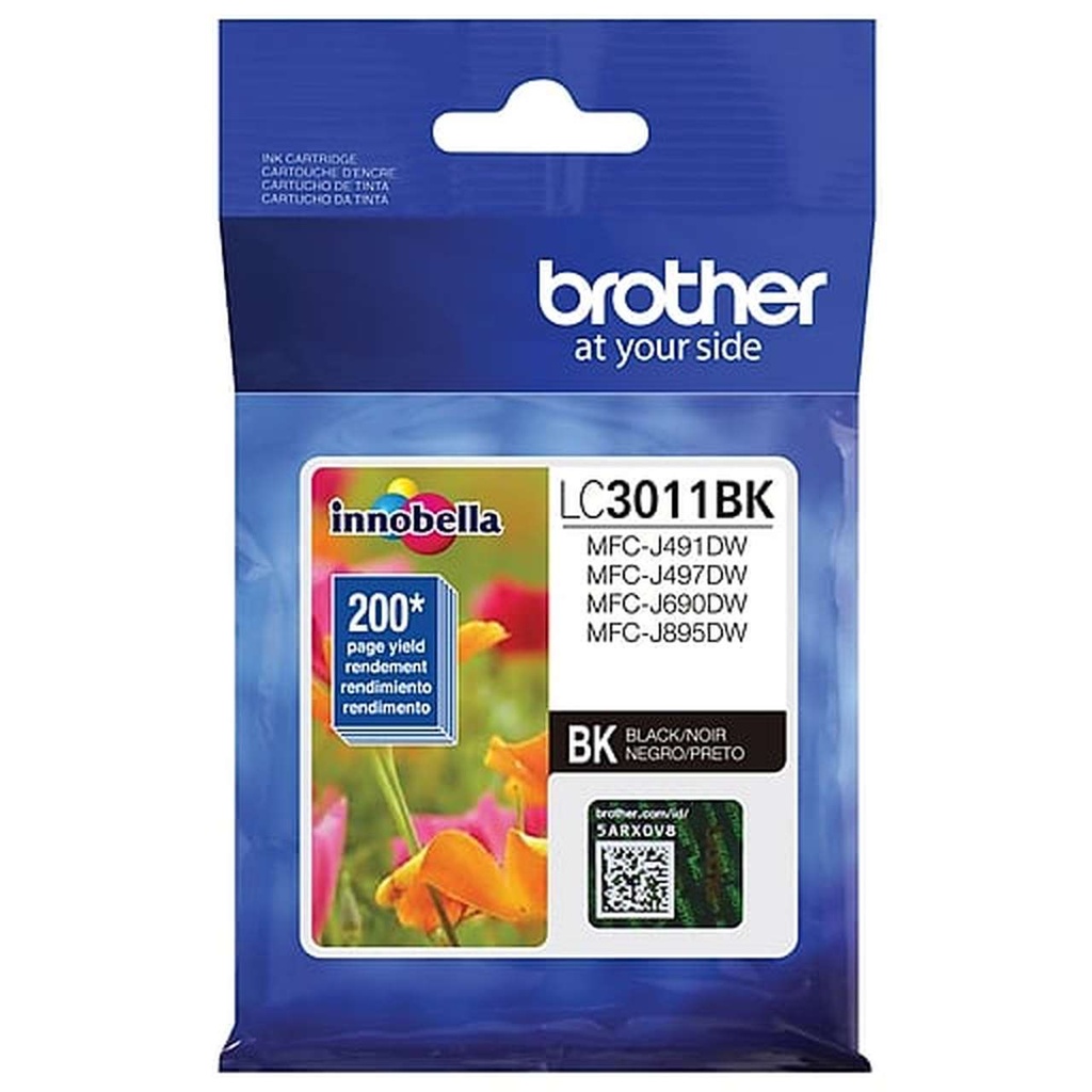 BRO LC3011BK (NOIR) ORIGINALE 200P RDM