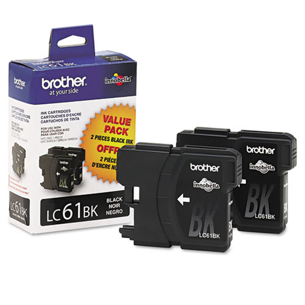 BRO LC-612PKS (NOIR) 2/BOÎTE ORIGINALE RDM