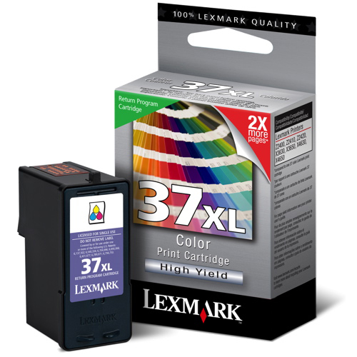 LEX 18C2220 (COULEUR) NO.37XL ORIGINALE DCS PLUS DISPO