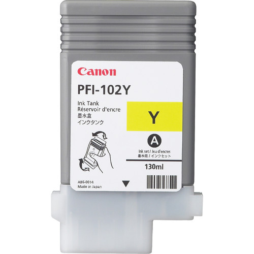 CAN PFI-102Y (JAUNE) 0898B001A ORIGINALE 130ML