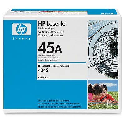 HP Q5945A (NOIR) NO.45A ORIGINALE 18K