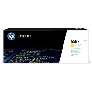 HP W2002X (JAUNE) NO. 658X ORIGINALE 28K RDM