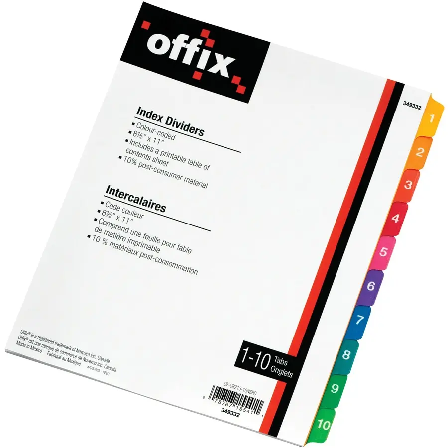 INTERCALAIRE OFFIX 1-10 ASS.