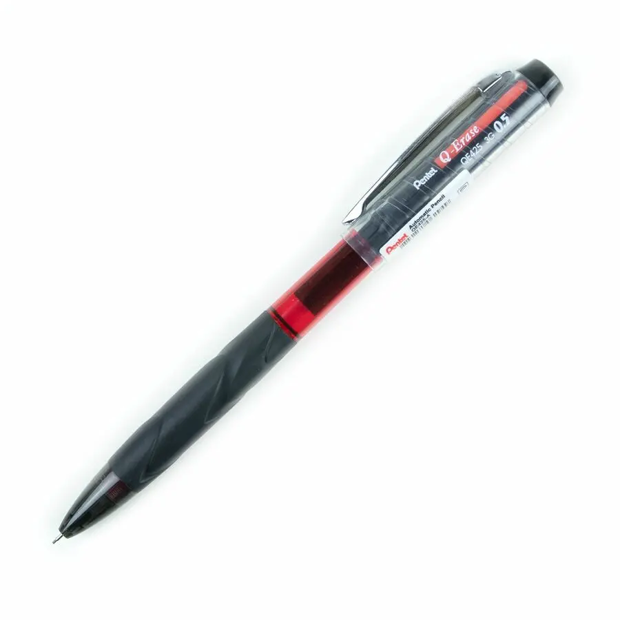 Pentel Q-ERASE Porte Mine, 0,5mm Barillet Noir
