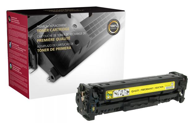 [RCE412] HP CE412A (JAUNE) NO.305A RECYCLÉE 2.6K GEN