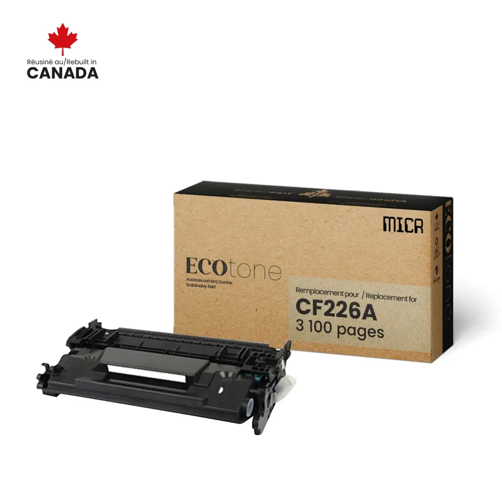 HP CF226X  MICR (NOIR) NO.26X RECYCLÉE 9K NUT