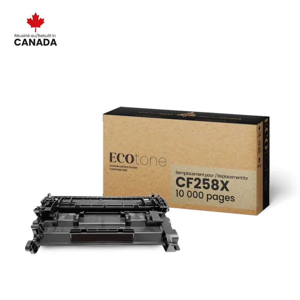 HP CF258X (NOIR) NO.58X RECYCLÉE 10K NUT