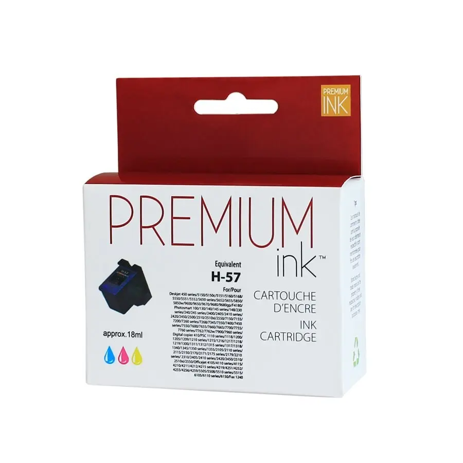 HP C6657AC (COULEUR) NO.57 RECYCLÉE NUT