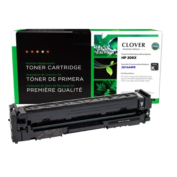 HP W2110X (NOIR) NO.206X RECYCLÉE PR 3.1K WPP