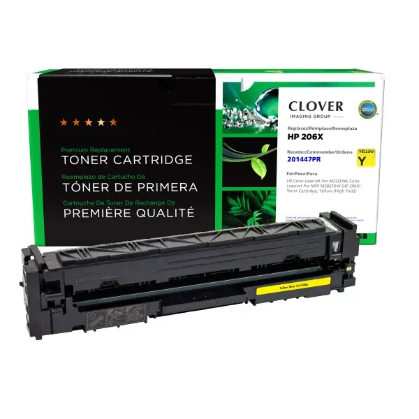 HP W2112X (JAUNE) NO.206X RECYCLÉE PR 2.4K WPP