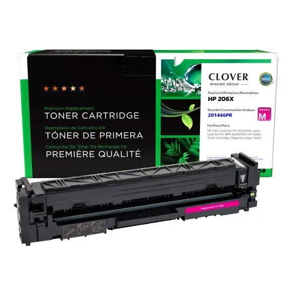 HP W2113X (MAGENTA) NO.206X RECYCLÉE PR 2.4K WPP