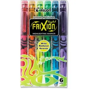 [SWFL-S6] SURLIGNEURS EFFAÇABLES FRIXION ASSORTIS 6/PAQUET 