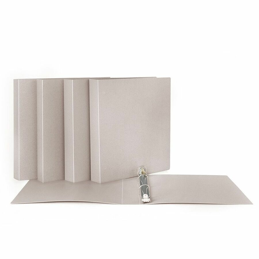 Relieur flexible Plastique Bio. 1,5'' Gris