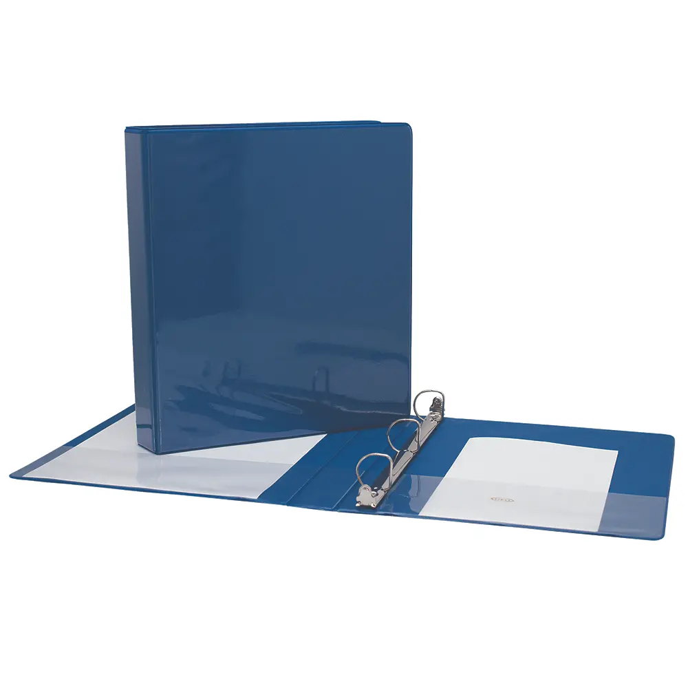 [CV15BE] RELIURE DE PRÉSENTATION 1.5" VISION ANNEAUX EN D GEO (BLEU)