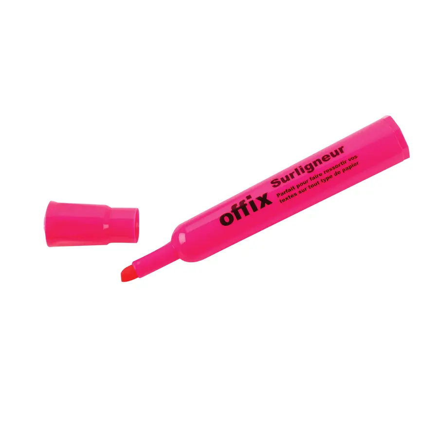 [343624] Surligneur offix biseautée (ROSE)