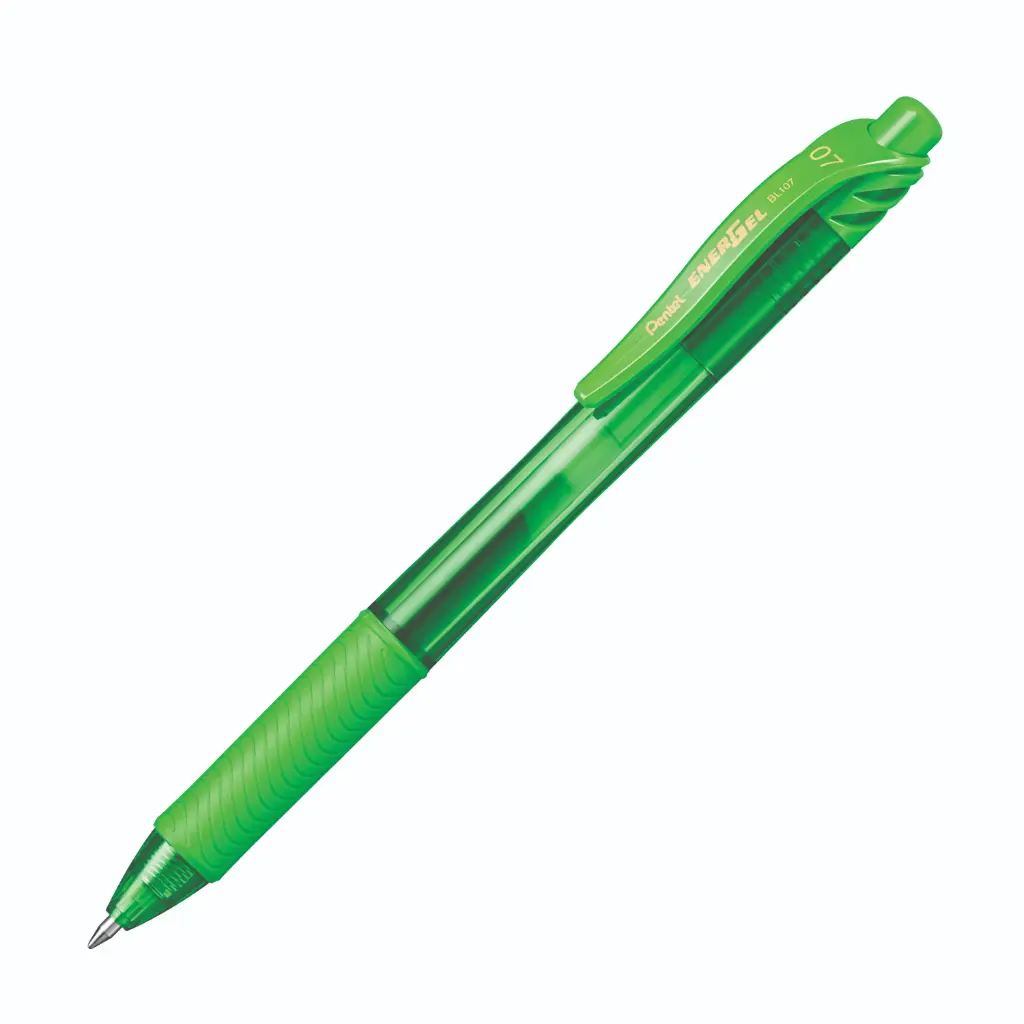 [BL107-K] STYLO RETR. ENERGEL X 0.7mm Vert lime