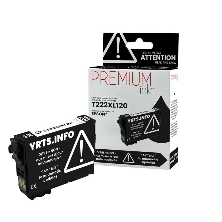 [CT222120] EPSON T222120 (NOIR) GÉNÉRIQUE 550P
