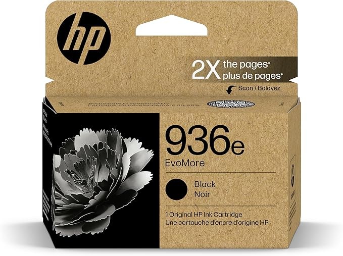 [NHP936EBK] HP 4S6V6LN (NOIR) NO.936E ORIGINALE 2.5K RDM