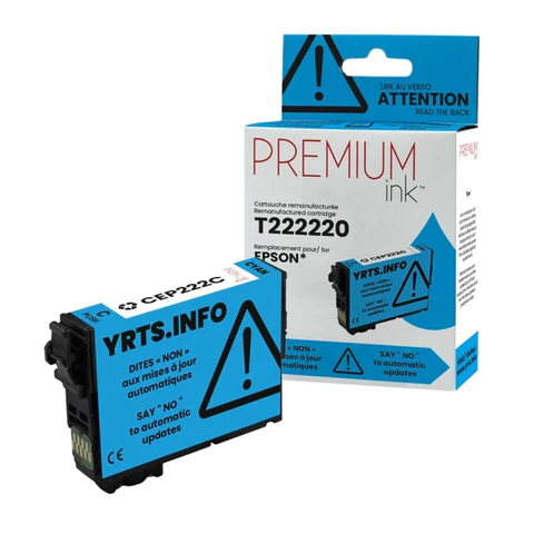 [CT222220] EPSON T222220 (CYAN) GÉNÉRIQUE 185P