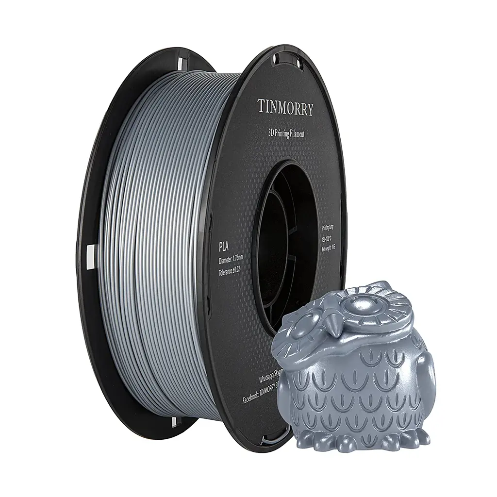 [TFPLASILVER] TINMORRY PLA Basic – 1,75 mm – 1 kg  (Argent)