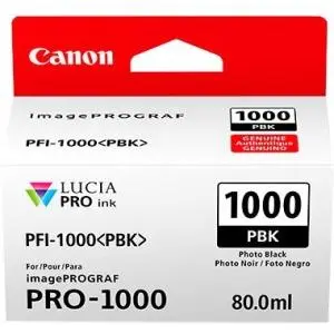 CAN PFI-1000 (PHOTO BLACK) 0556C002 ORIGINALE