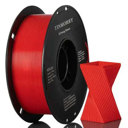 [TFPETGRED] TINMORRY PETG-ECO – 1,75 mm – 1 kg  (Rouge)
