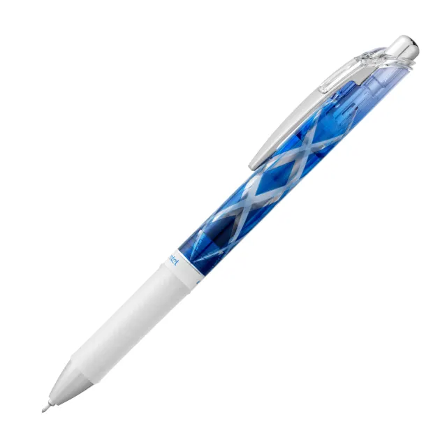 EnerGel Édition Limitée Edo-Kiriko (0,5mm) Pointe en Métal Encre Bleu