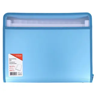 OFFISMART Classeur expansible 13 pochettes, avec glissière