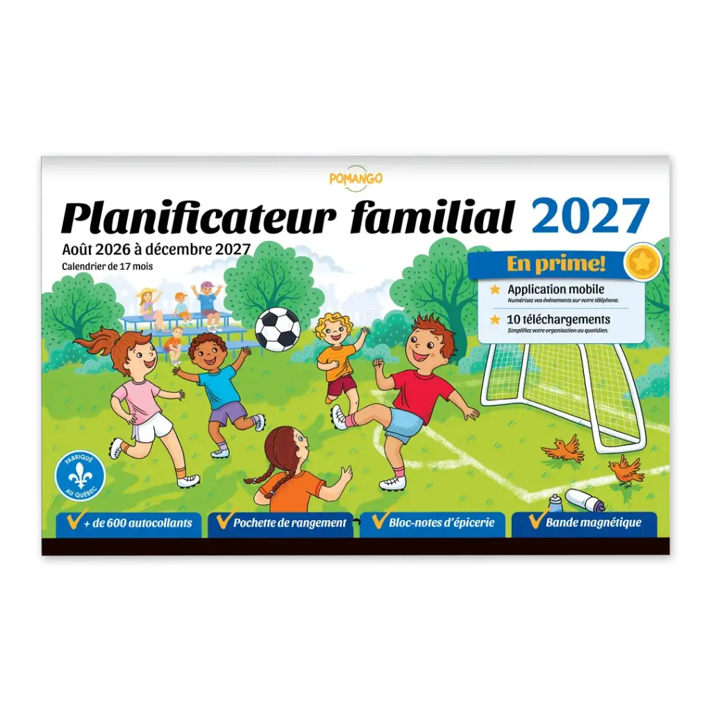 PLANIFICATEUR FAMILIAL POMANGO 2026-2027 