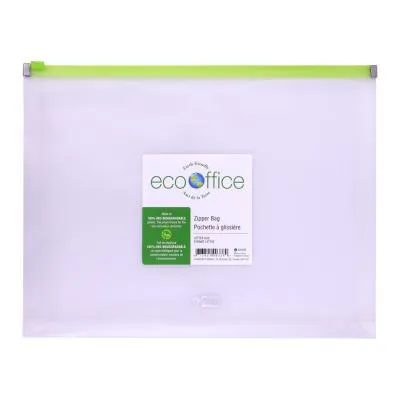 Enveloppe à glissière expansible, transparent