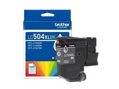 Brother LC504XL Noir Originale jusqu'à 1,5K Pages