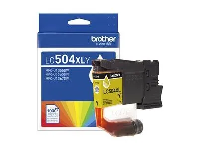 [NLC504XLY] Brother LC504XL Jaune Originale jusqu'à 1K Pages