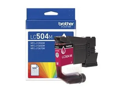 [NLC504M] Brother LC504 Magenta Originale jusqu'à 500 Pages