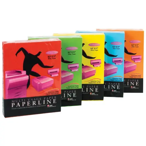 [01315] PAPIER COULEUR DEEP LETTRE PQT/500 20Lb   ROUGE