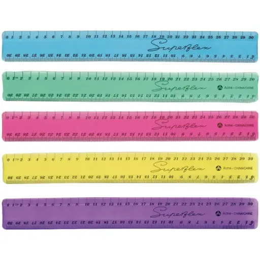 [04530] REGLE SUPERFLEX INCASSABLE 30 CM ASST