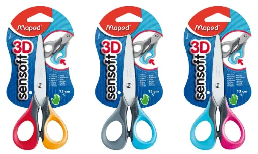 [069300] CISEAUX DROITS 5" RONDS MAPED