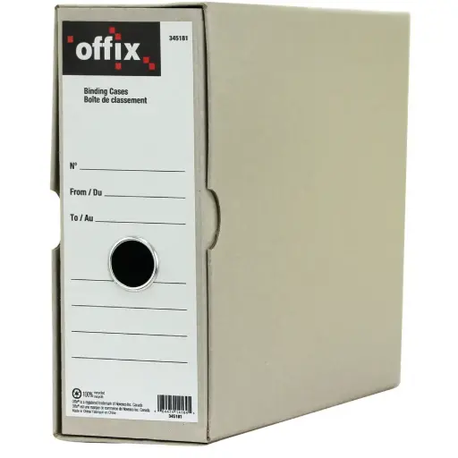[6447414164] Offix format lettre Recyclé Boîte classeur #2  6 / emballage