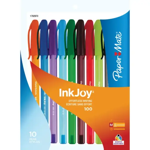 [1782970] STYLO PAPER MATE INKJOY 100 COULEURS ASS. 10 / emballage