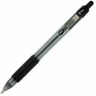 [22210] Zebra Pen - Stylos à bille rétractables Z-Grip Noir