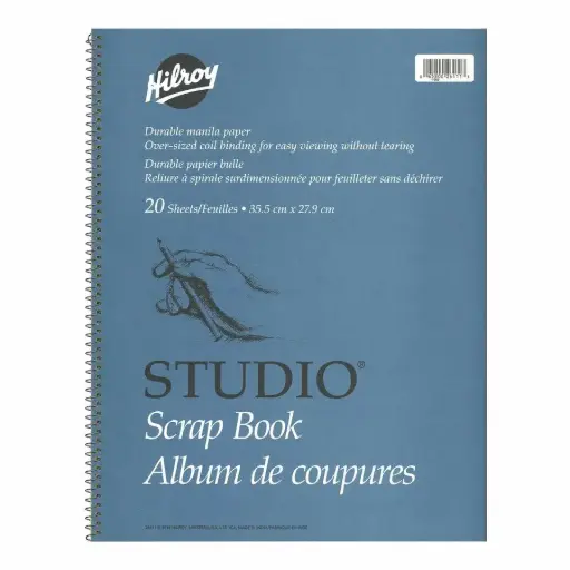 [26411] Cahier Scrapbook Spirale14 x 11 20 F.