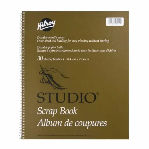 [26421] Cahier de Scrapbook Spirale 12 X 10 30F