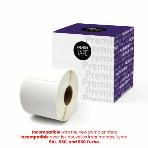 [C30256] Dymo 30256 Étiquettes 2-5/16 X 4" BTE/300 compatible