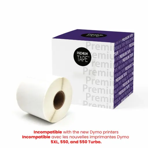 [C30323] Dymo 30323 Étiquette Compatible 2 1/8'' x 4'' LABELWRITER BTE/220