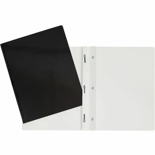 [34000BK] DUO-TANG LG LAMINÉ NOIR